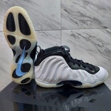 Nike Little Posite One QS GS DV2238-100 White Black Foamposite Size 5Y Women 6.5