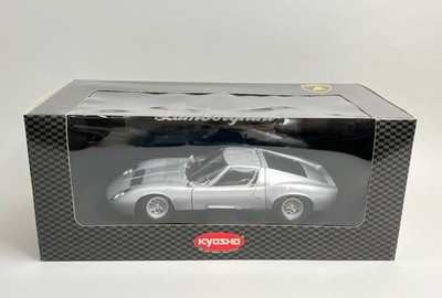 Kyosho 1/18 Lamborghini Miura P400 SV Silver Diecast Model w