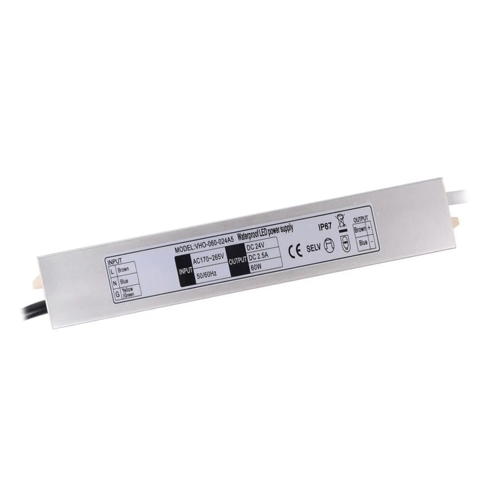LED Driver Transformer Constant Current LED Power Supply 60W 24V IP67 5000Ma - Bild 3 von 4