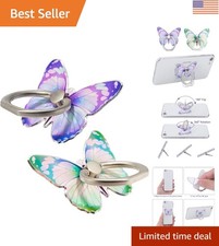 Stylish Butterfly Design Phone Ring Stand with 360  Rotation  Strong Adhesive
