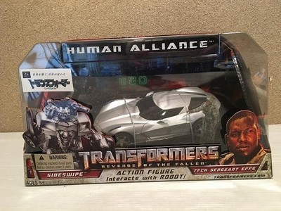 Transformers Revenge of the Fallen Sideswipe & Sergeant Epps Actionfiguren Neu