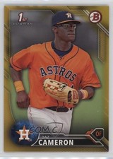2016 Bowman Prospects Gold /50 Daz Cameron #BP1 8mm