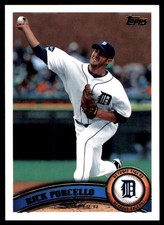 Rick Porcello 2011 Topps #597 Detroit Tigers MLB READ FREE SHIPPING AutographDen