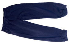 N6 WOW Boys Size 5T GYMBOREE Navy Blue Knit Fleece Jogger Sweatpants Pants