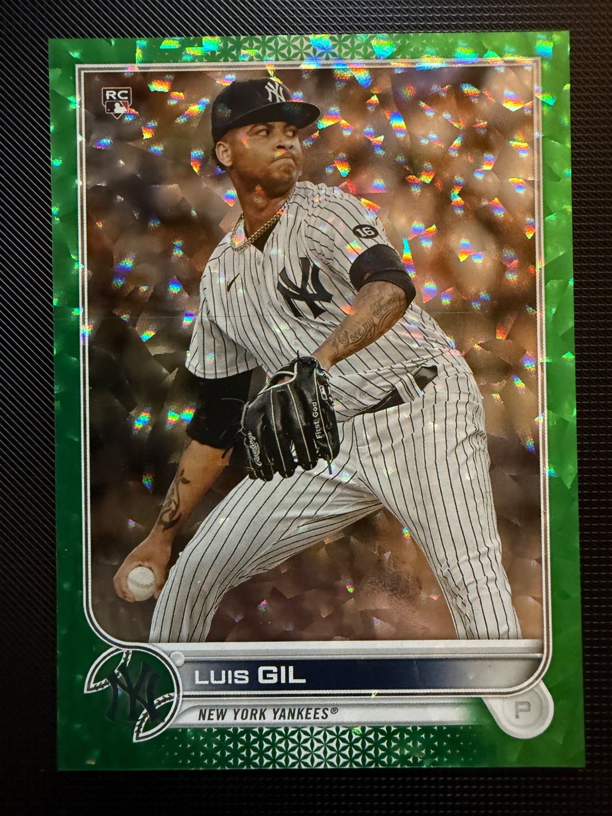 2022 Topps Series 1 LUIS GIL Green Foil /499  RC #131
