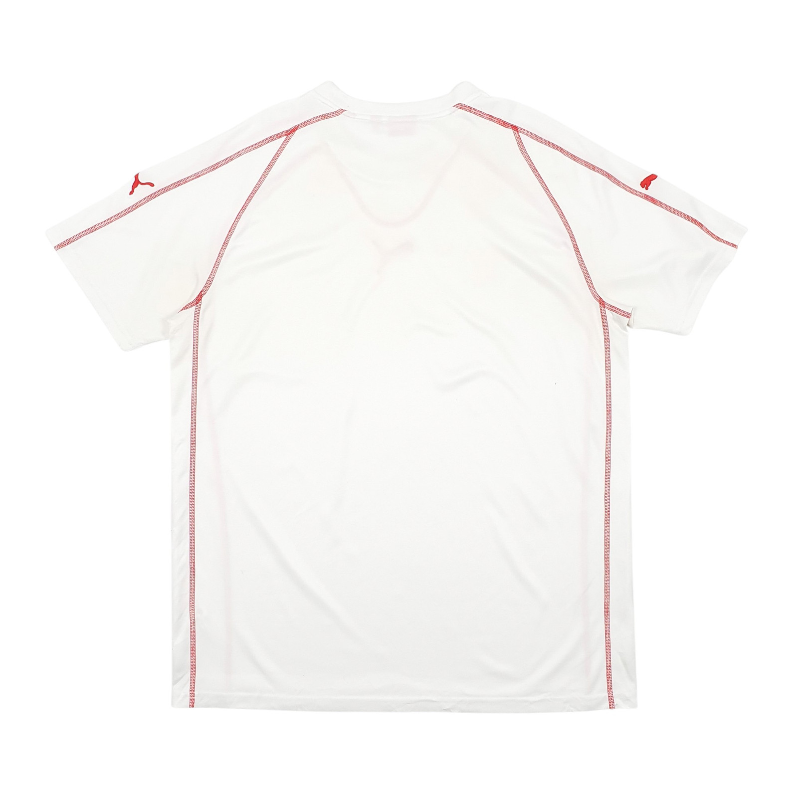 PUMA White T Shirt Tee Short Sleeve Polyester Mens XL image 3