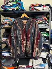 Vintage coogi style bomber jacket