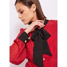 SHEKINI Camicie da Donna Eleganti Top Sciolti Scollo