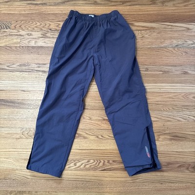 Reebok Pants Men s Medium Gray Track Pants Warm Up Pants Pockets Mesh Lined