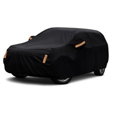 SUV Car Cover Waterproof All Weather Outdoor Fit SUV Length 182-190 inch Black
