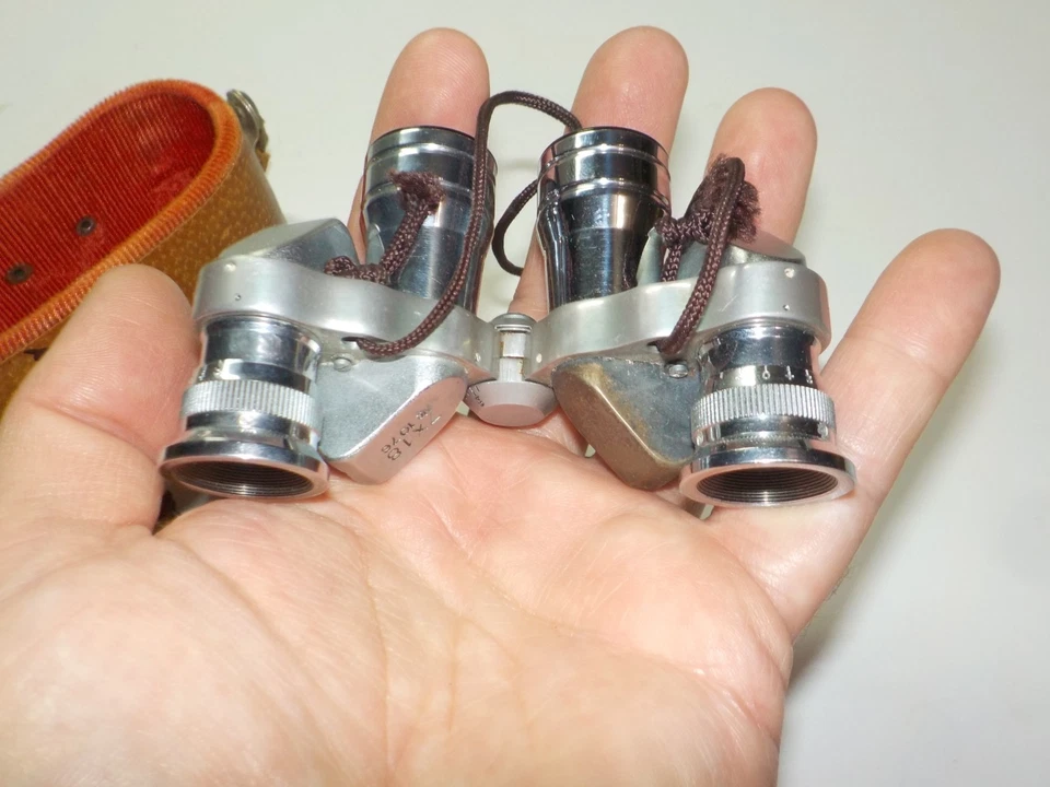 Vintage Mini Binoculars Opera Glasses 7x18 No 1076 Japan - Image 4 of 4