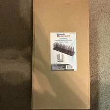 2 Pack- SimpleHouseware Expandable 5 Upright Section File Sorter Organizer Black