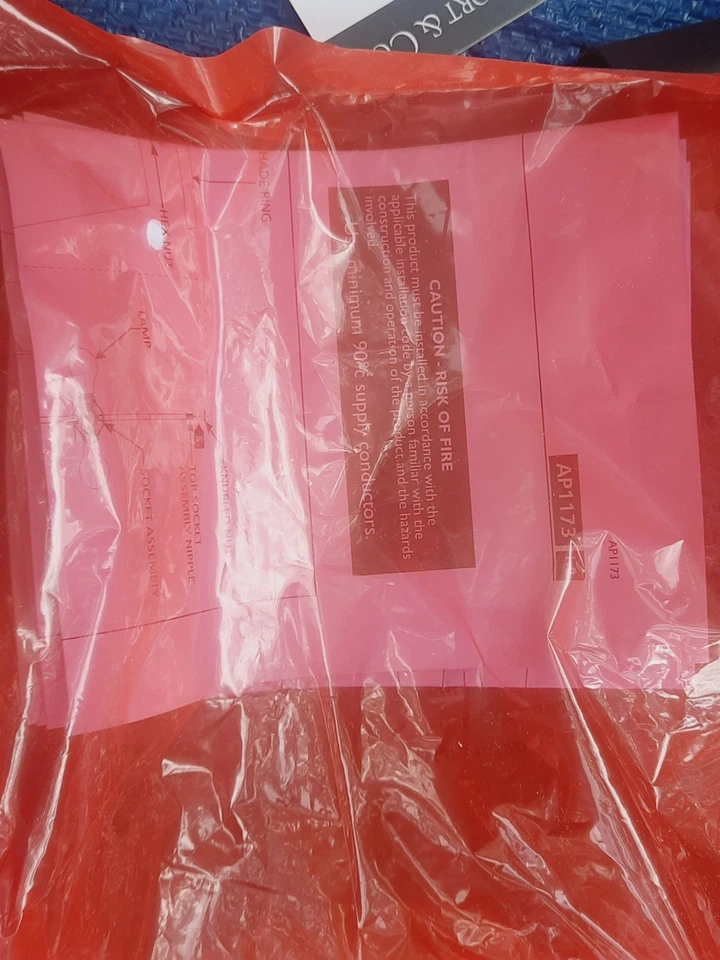 Visual Comfort Studio Cortlandt 3-Lt Large Pendant, BS/WH Linen AP1173BBS ~NEW~ - Image 3 of 4