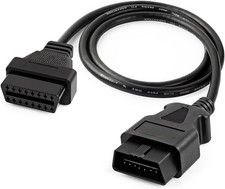 FOXWELL OBD2 OBD II 16Pin Male to Female Diagnostic Extension Convert Cable A...