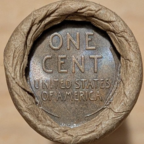 OLD BANK ROLL~UNSEARCHED~INDIAN ENDS 1881-VG? (TOUGH DATE) & 1909-? VDB-(AU)