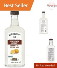 Pure Lemon Extract 11 oz Natural Flavoring Baking Drinks Non-GMO Kosher