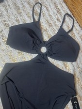 Women's One Piece Swimsuits Tummy Control O Ring size M