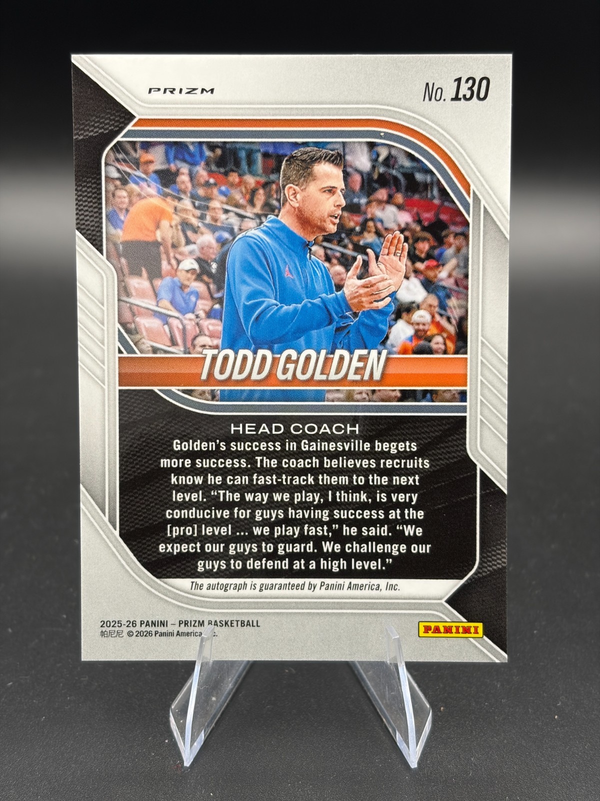 2025-26 Prizm Todd Golden Silver Prizm Auto view 2