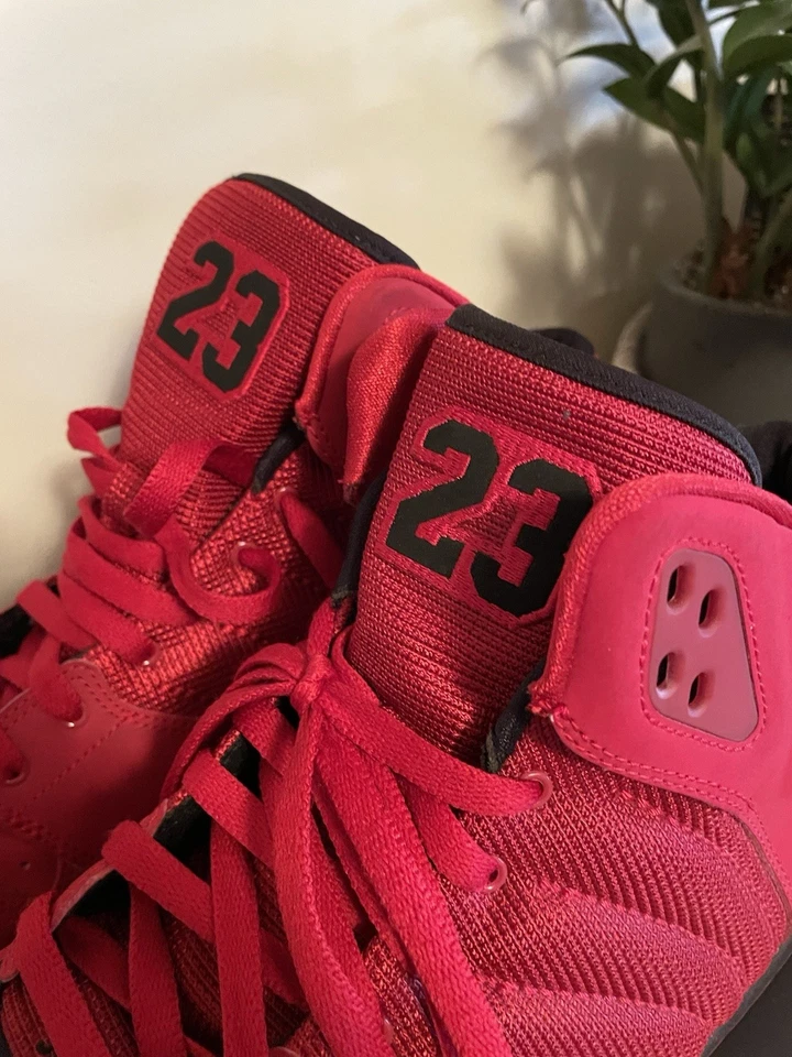 Nike Air Jordan 1 Flight 4 Premium Red Basketball Sneaker Men’s SZ 12 - Image 4 of 4