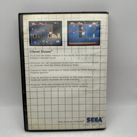 Ghost House Sega Master System Sega Card CIB Complete w/ Manual