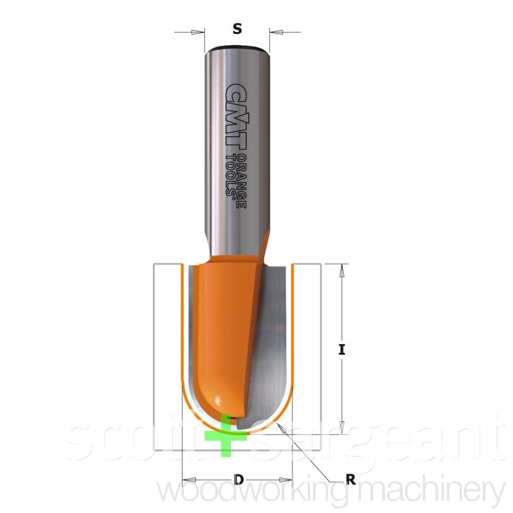 CMT 714 Round Nose Bit TCT S-6 D-12.7 CL-9.5 Price is Inc VAT@20%