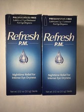 (2) Refresh PM P.M. Lubricant Eye Ointment 0....