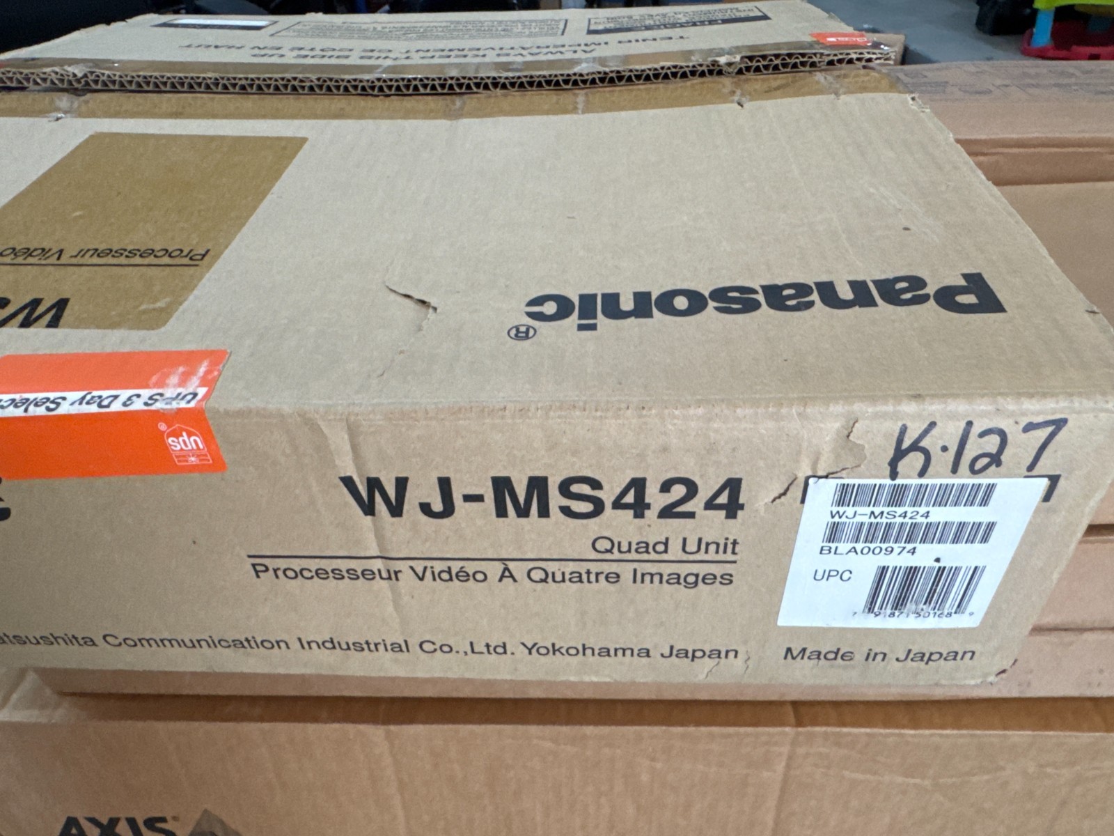 PANASONIC WJMS424 QUAD UNIT VIDEO PROCESS NEW OPENED BOX