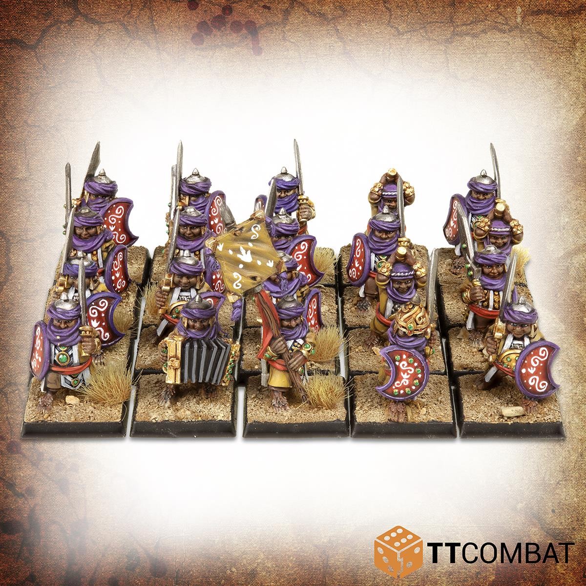 MaxMini BNIB Halfling Sand Raider Warriors