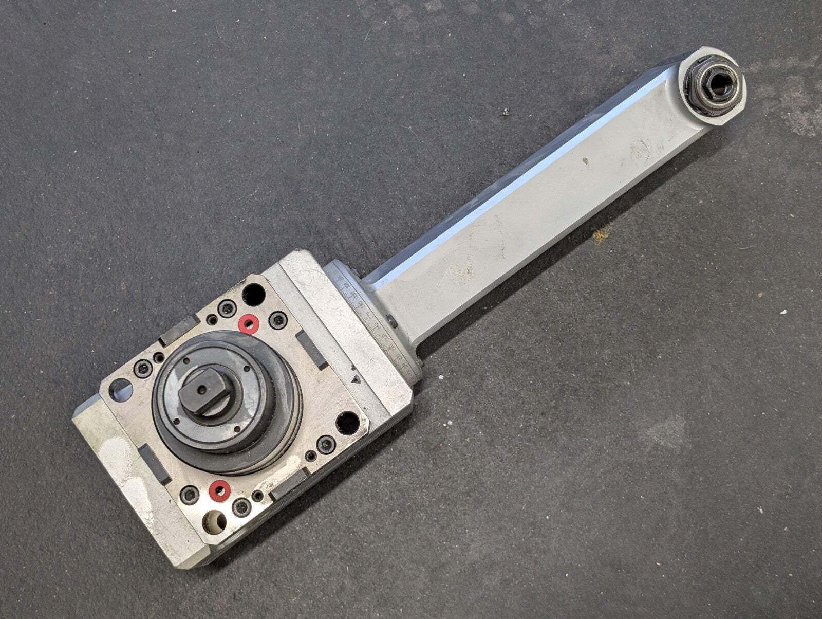 Alberti T90-1.5 Parallel Offset Angle Head R=250 Smart Change ER16 CNC Milling