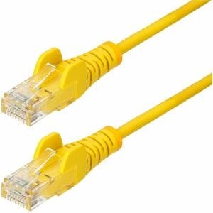 Startech 2.5M Yellow Slim Cat6 Ethernet Cable Snagless Rj45 Utp Lszh 28Awg Pure