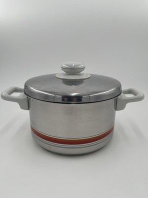 *Vintage Retro FISSLER 18-10 IBA Pot W/lid in the CARINA SERIES WEST GERMANY