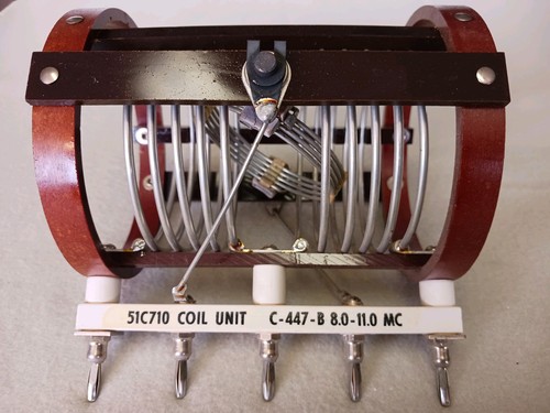 BC-610 TRANSMITTER 11-14 MHZ C-447-B FINAL OUTPUT COIL - Photo 2/5
