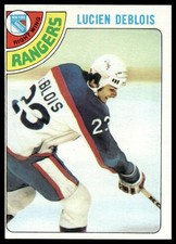 1978-79 Topps #136 Lucien DeBlois RC New York Rangers NM+