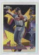 1996 Topps Chrome Star Power Refractor Carlos Baerga #86 6m1