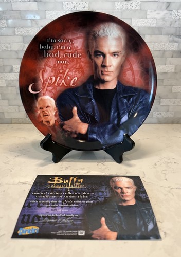 Buffy The Vampire Slayer SPIKE Limited Edition Collectors Plate 1670/2000