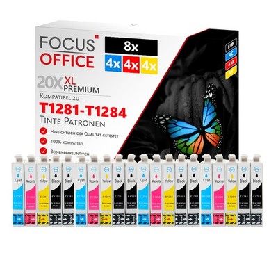 20x Druckerpatronen für Epson Stylus SX125 SX130 SX230 SX235W SX430 SX445 S22