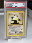 Pokemon TCG Snorlax 27/64 Jungle 1st Edition Non-Holo PSA 9