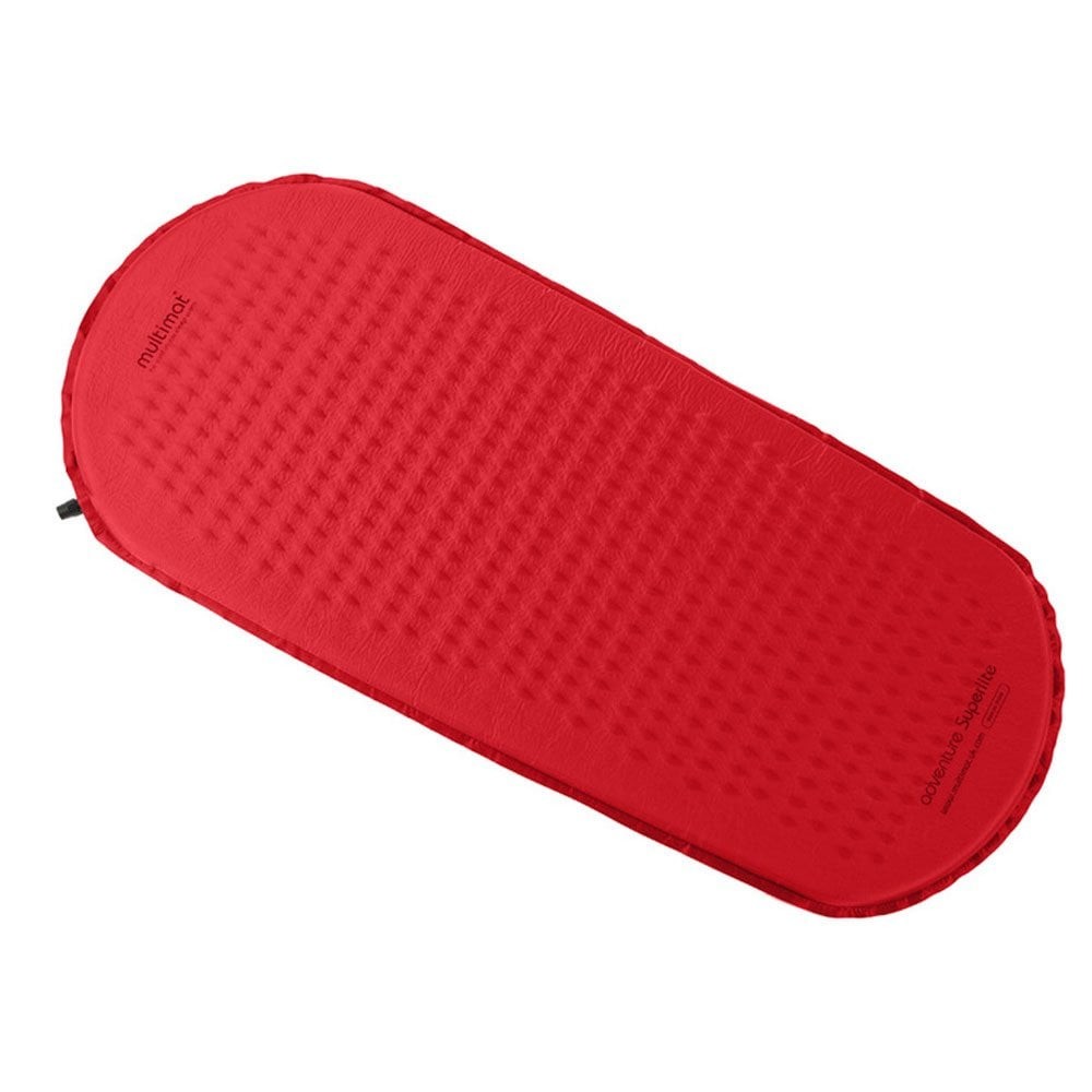 Multimat Superlite 25 Short Self Inflating Mat: Red/Black