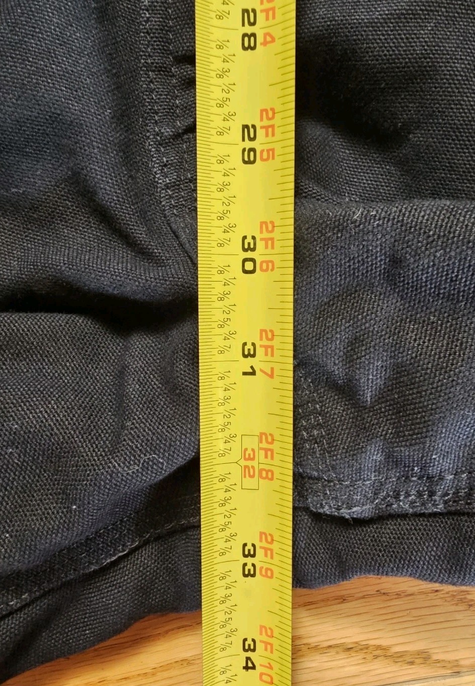 Carhartt R38 Black Arctic Quilted Insulated Lined Bib Overalls Mens 50"x32"  VGC thumbnail 22