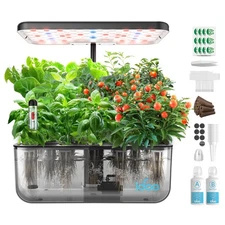 Hydroponics Growing System Kit 12 Pods, Christmas Gifts Gardening Gifts for W...
