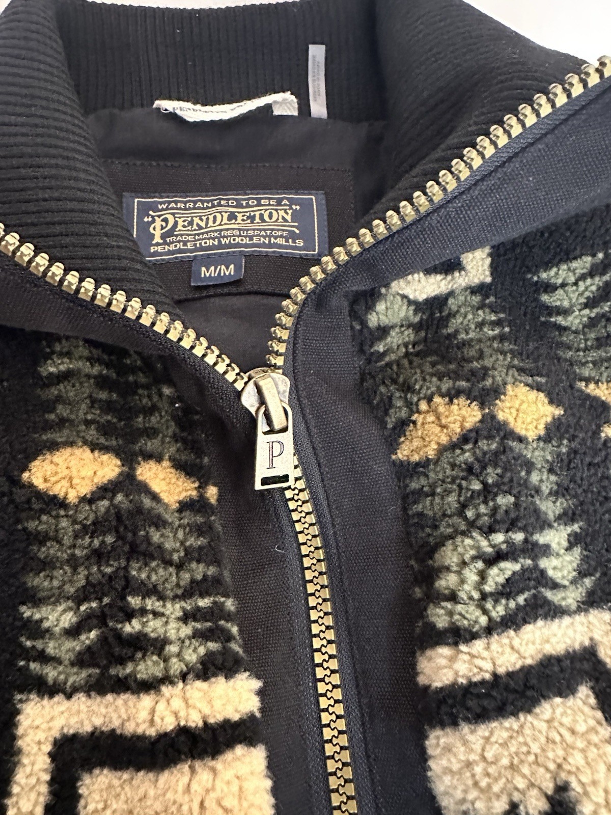 Pendleton woman’s Bomber Jacket aztec Full Zip Bl… - image 2