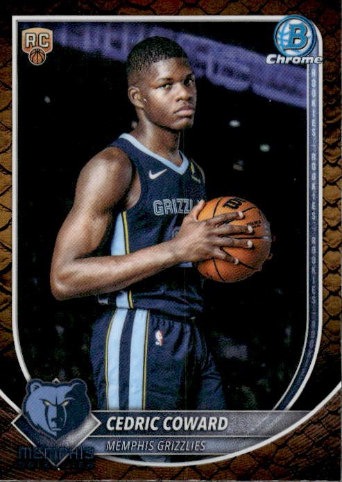 2025-26 Bowman #BCV-11 Cedric Coward Chrome Reptilian Refractor