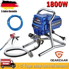 Airless Farbspr&uuml;hsystem Farbspr&uuml;hger&auml;t 1800W Spritzlackiermaschine