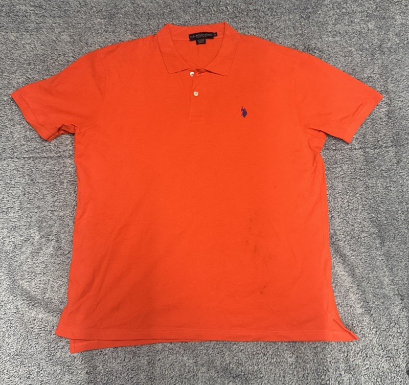 Us Polo Assn XL Orange Polo Men’s shirt