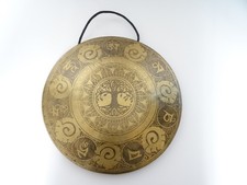 13" Gong TamTam Nepalese Etched Gong Meditation Sound Therapy Gong Bath Note A#3
