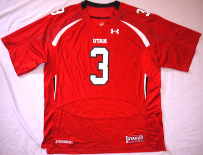Mens EUC Team Issued Under Armour UTAH UTES Football Jersey size 2XL