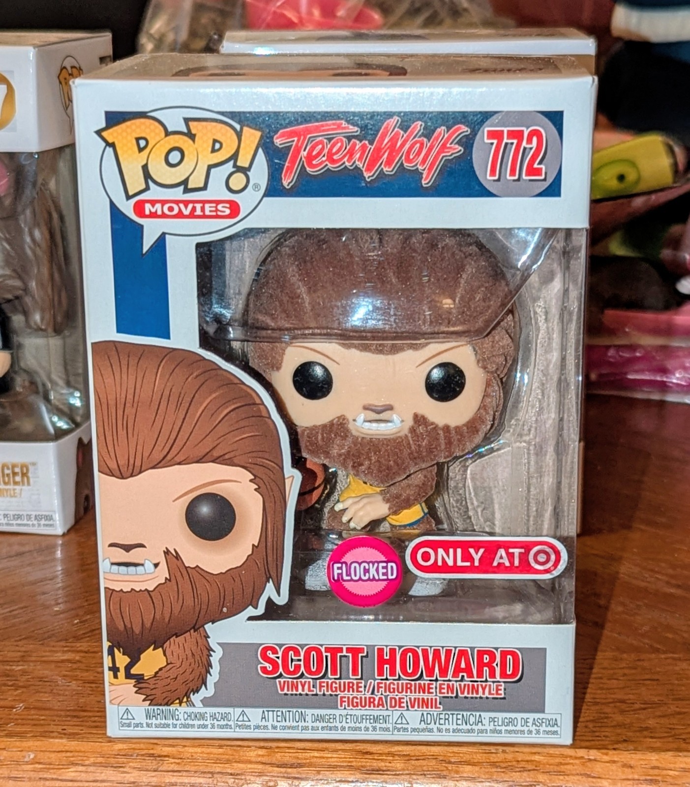 Funko POP! Teen Wolf SCOTT HOWARD #772 Target Flocked EXCLUSIVE! Vinyl Figure 