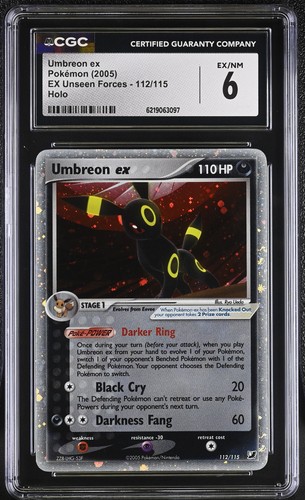 Umbreon ex graded CGC 6 for sale on eBay