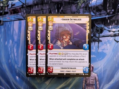 Star Wars Unlimited - 3x Anakin Skywalker - JTL197 Playset