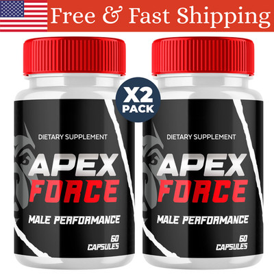 Apex Force Pills for Men Max Strength Apex Force Formula Supplement 120 Capsules